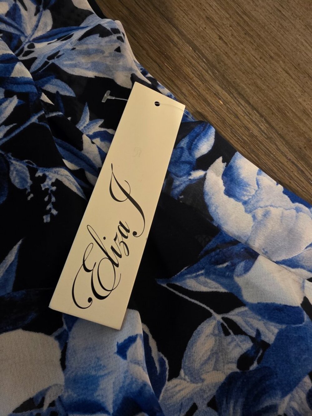 Eliza J Obi Floral High Low Dress NWT Size 8 Wedding Guest Garden Party Repaired - Picture 6 of 14